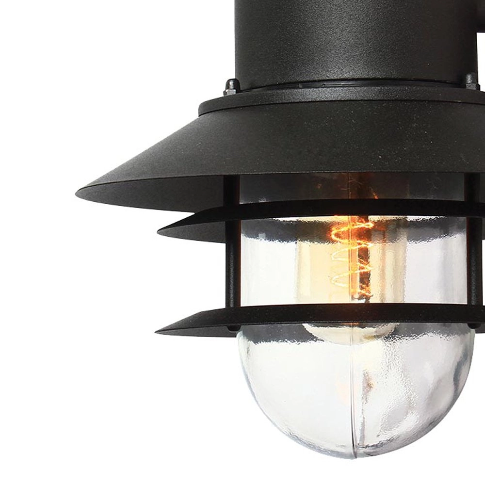 Buitenlamp Helsinger Down zwart Franssen 5024005263012