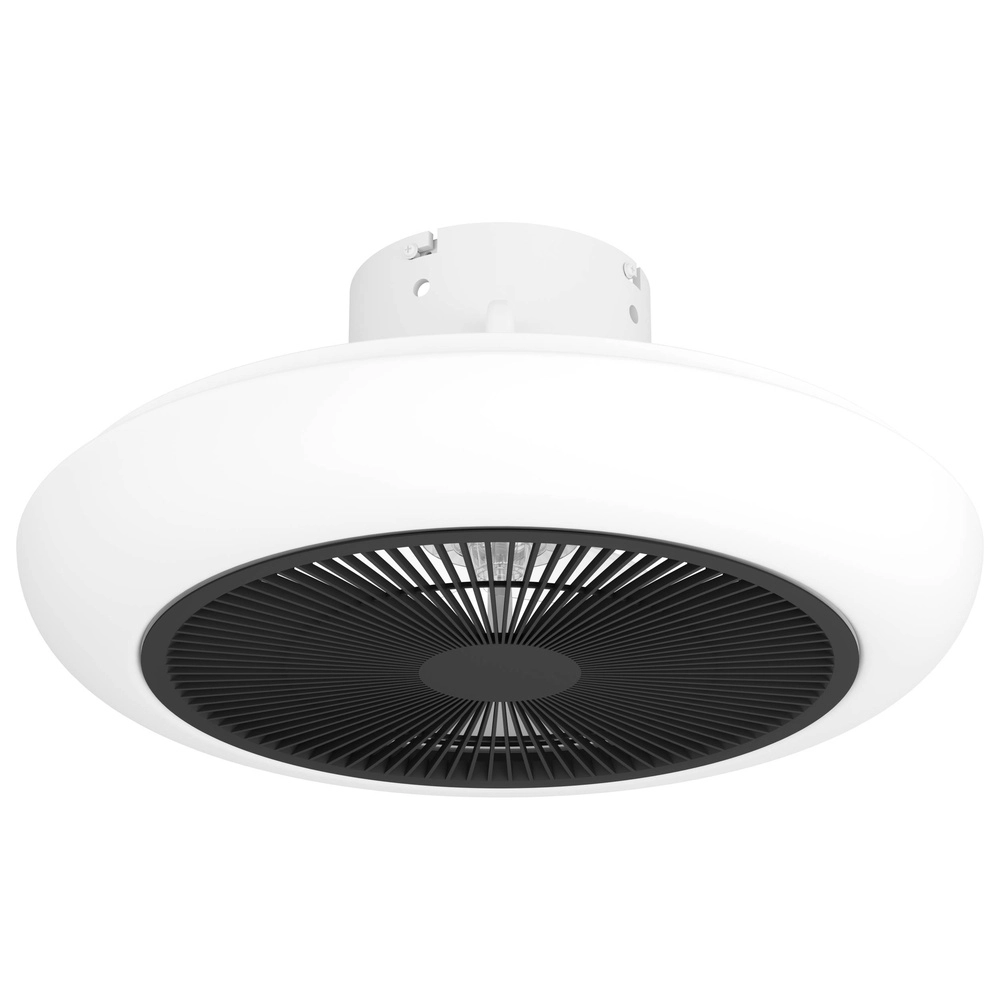 Design plafondventilator Sayulita wit met zwart