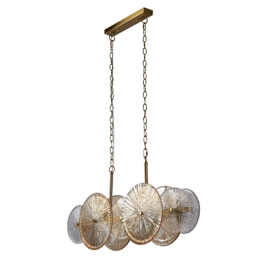 Hanglamp Wagon Wheel goud