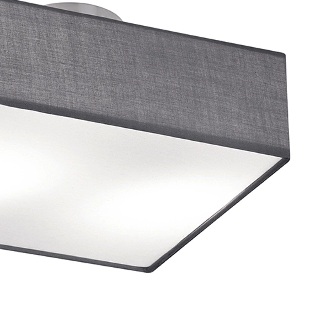Plafondlamp Embassy 30cm grijs Trio 4017807294088