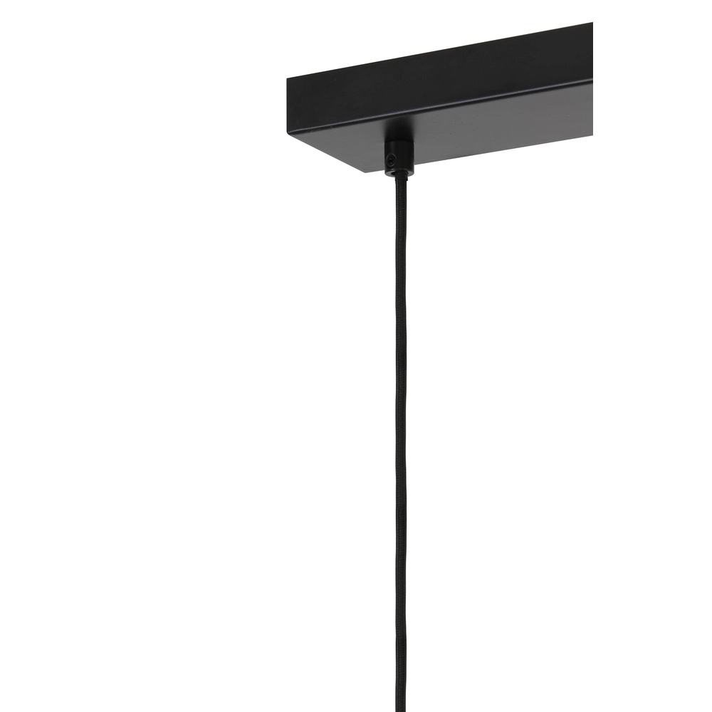 Eettafel hanglamp Lekar 5x E27 - messing met smoke glas Light & Living 8717807601461