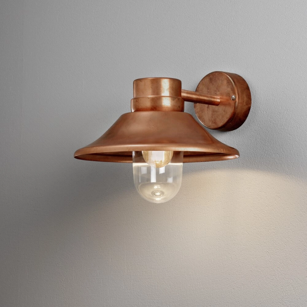 Landelijke wandlamp Vega koper KonstSmide 7318304289001