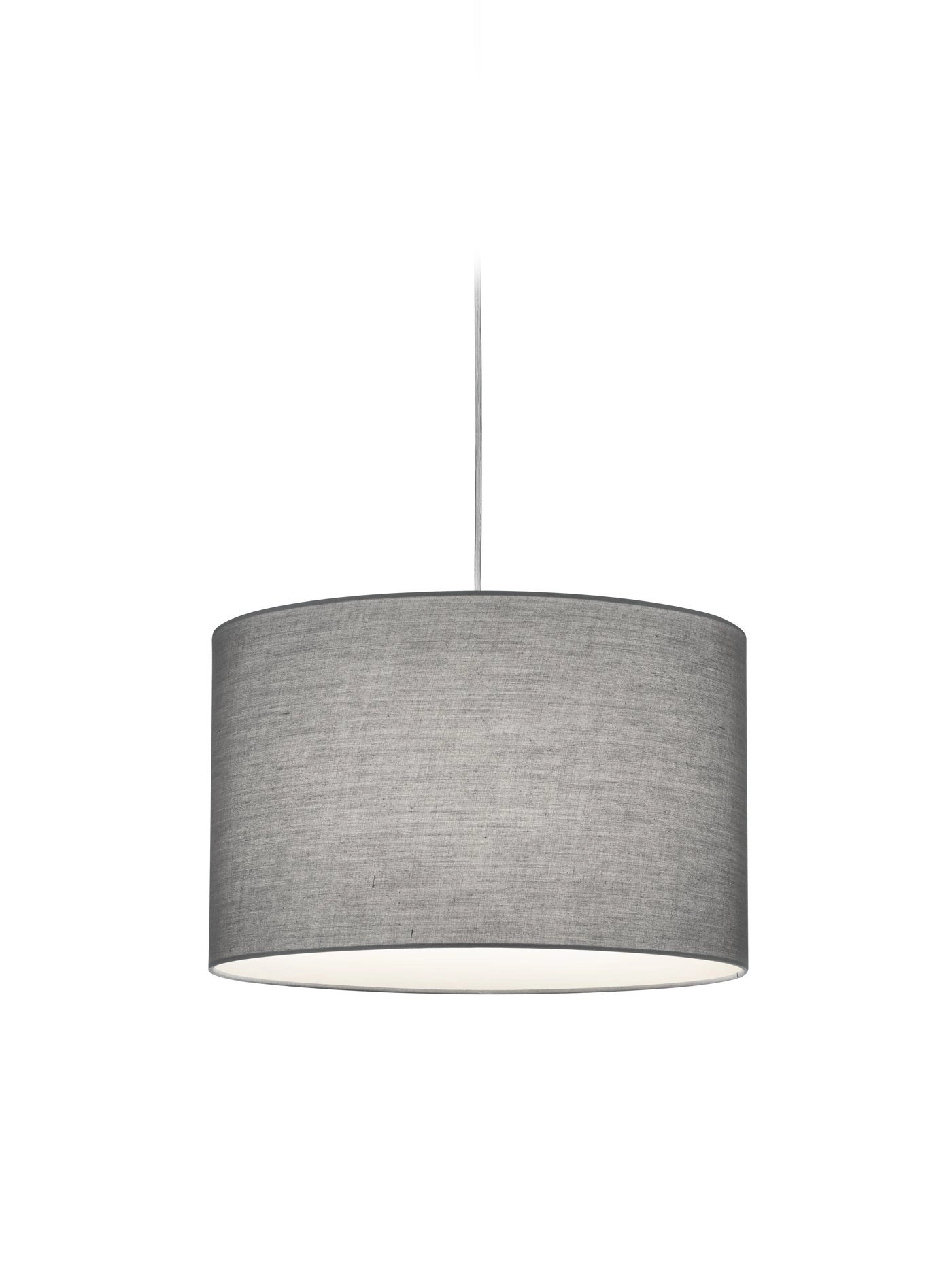 2-fase rail hanglamp Duoline Ø 40cm grijs