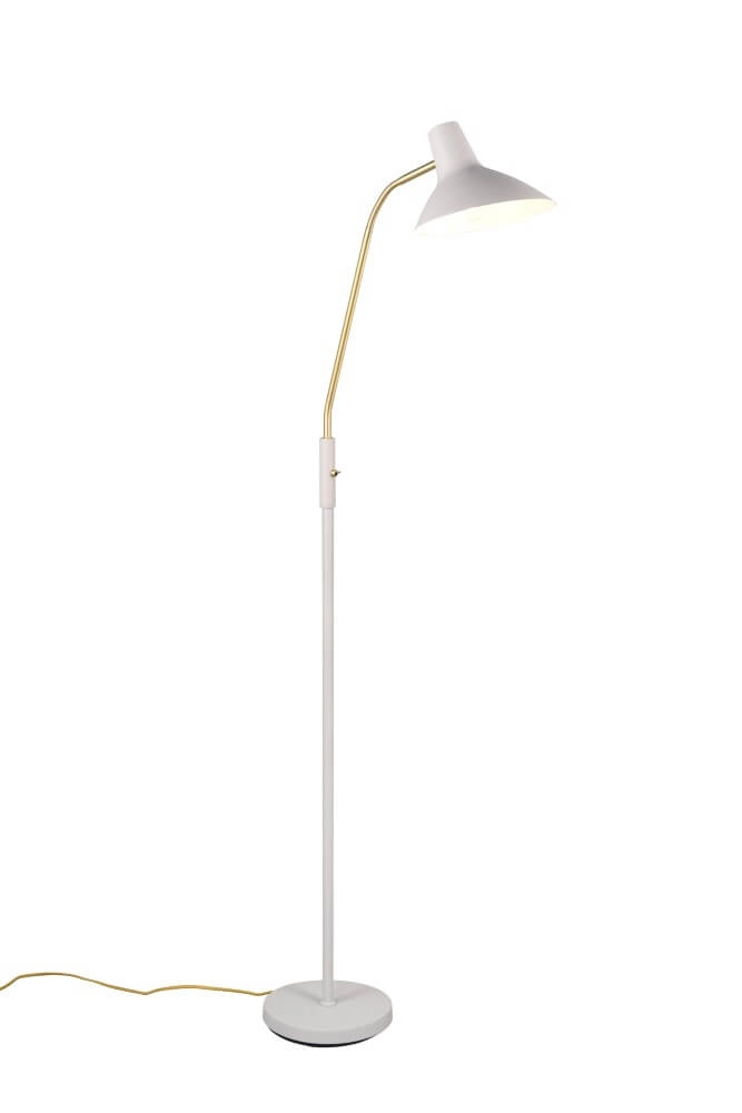 Staande leeslamp Traveller wit