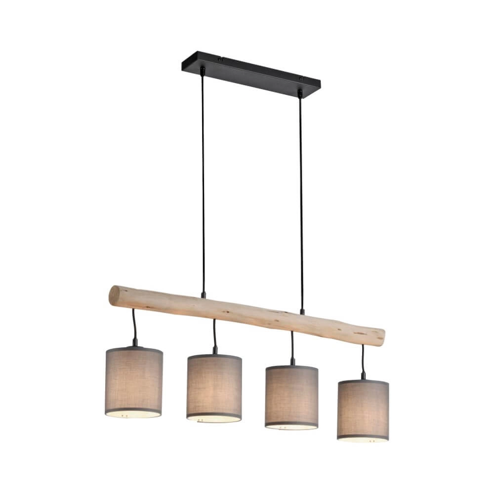 Landelijke hanglamp Green Tribu taupe