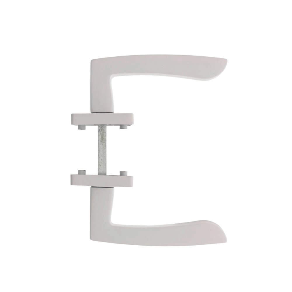 Strakke deurklink Minos wit Intersteel 8714186494059