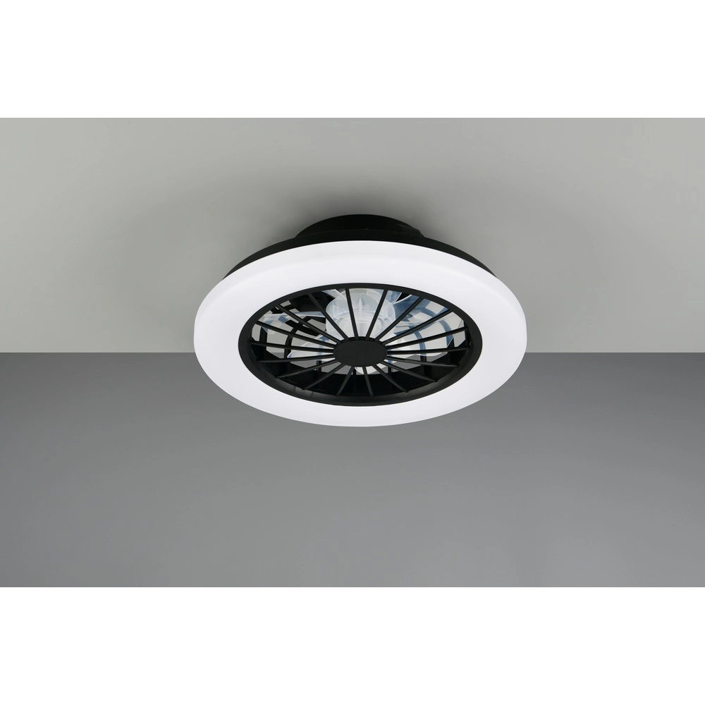 Plafondventilator Rotsund zwart Ø 38cm Trio 4017807693164