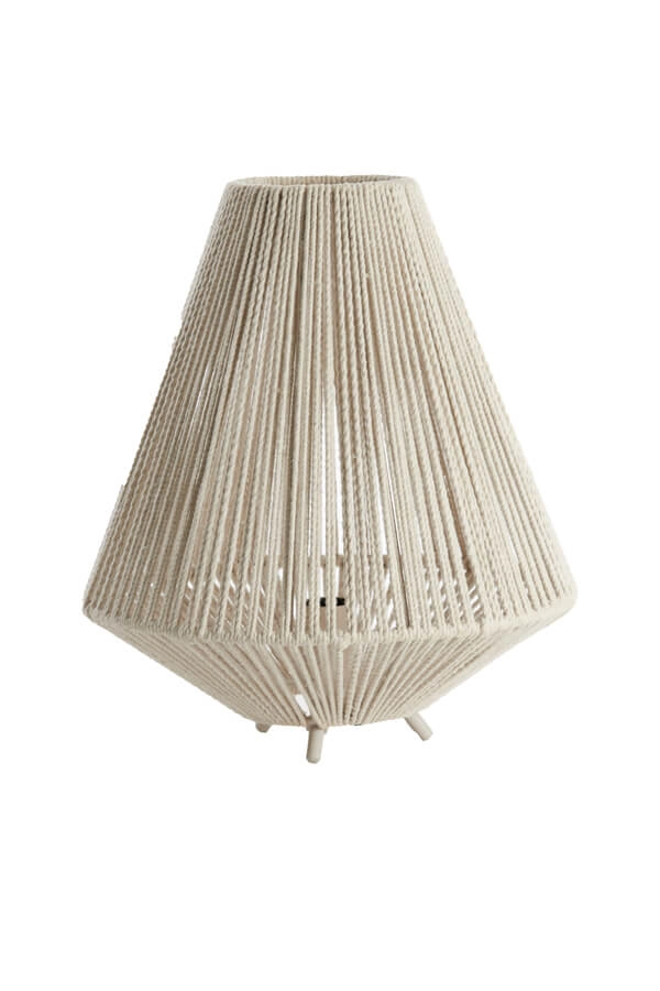 Tafellamp japandi Felida Ø 35cm crème Light & Living 8717807711917