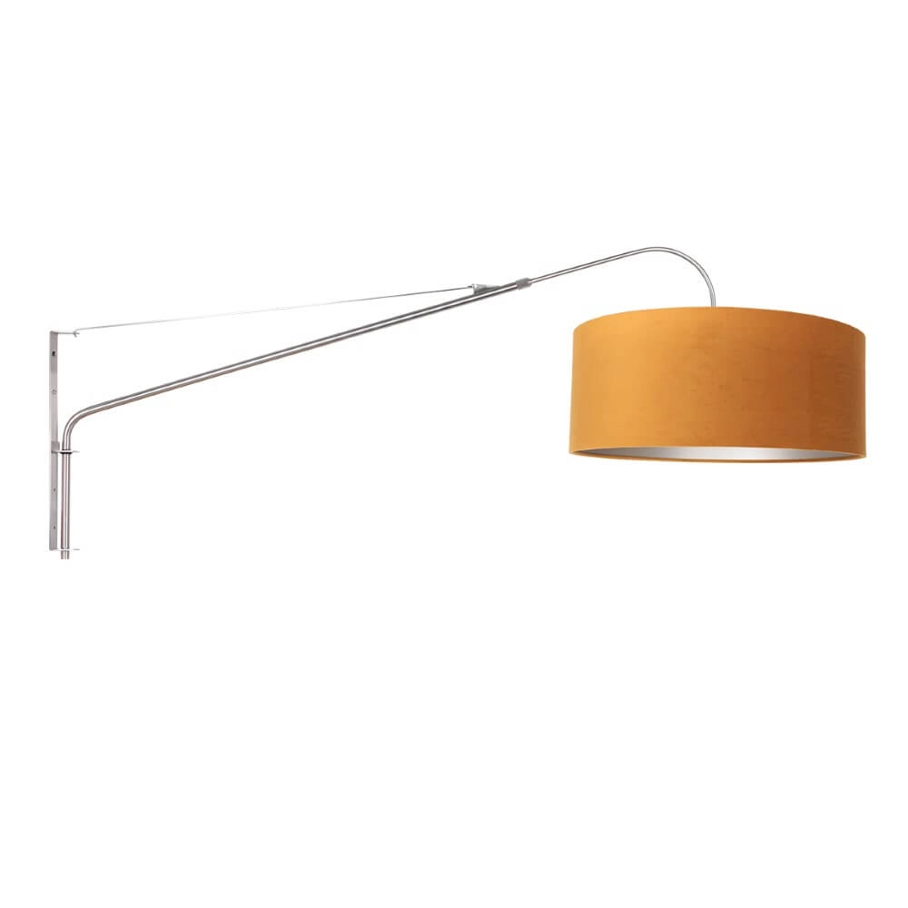 Muur leeslamp Elegant Classy met goud velours