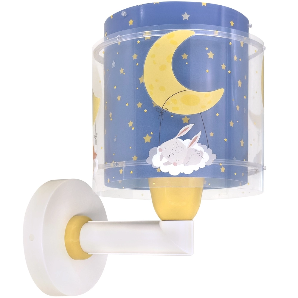 Kinderkamer wandlamp Moon Dreams blauw