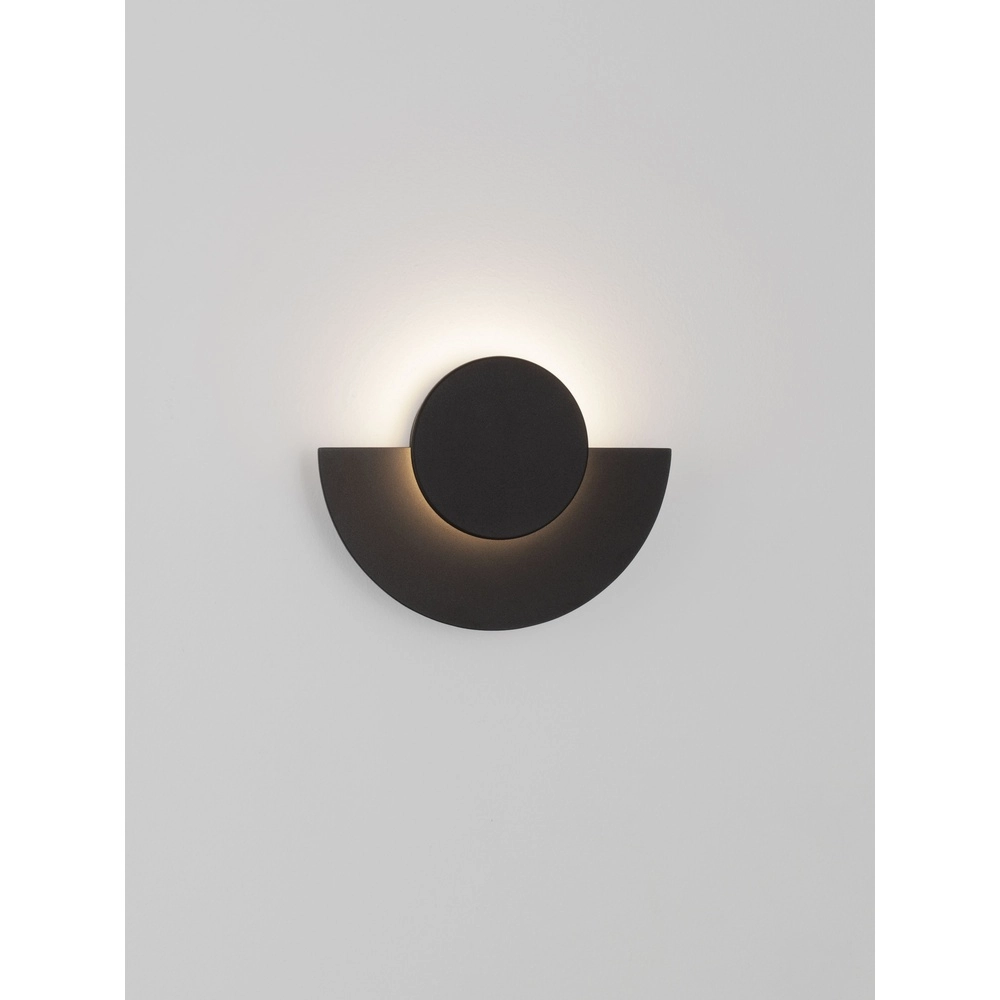 Moderne wandlamp Gloo zwart - 2700K