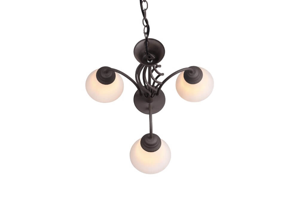 Kroonluchter Rustica 55cm 3-lichts roestbruin Trio 4017807504675
