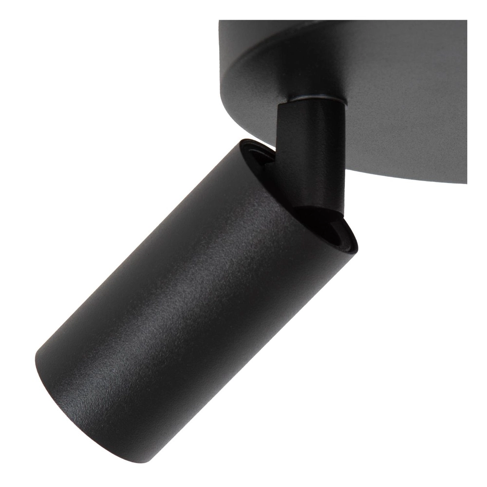 Plafondspot Ritmo mini GU10 2-lichts zwart Lucide 5411212093974