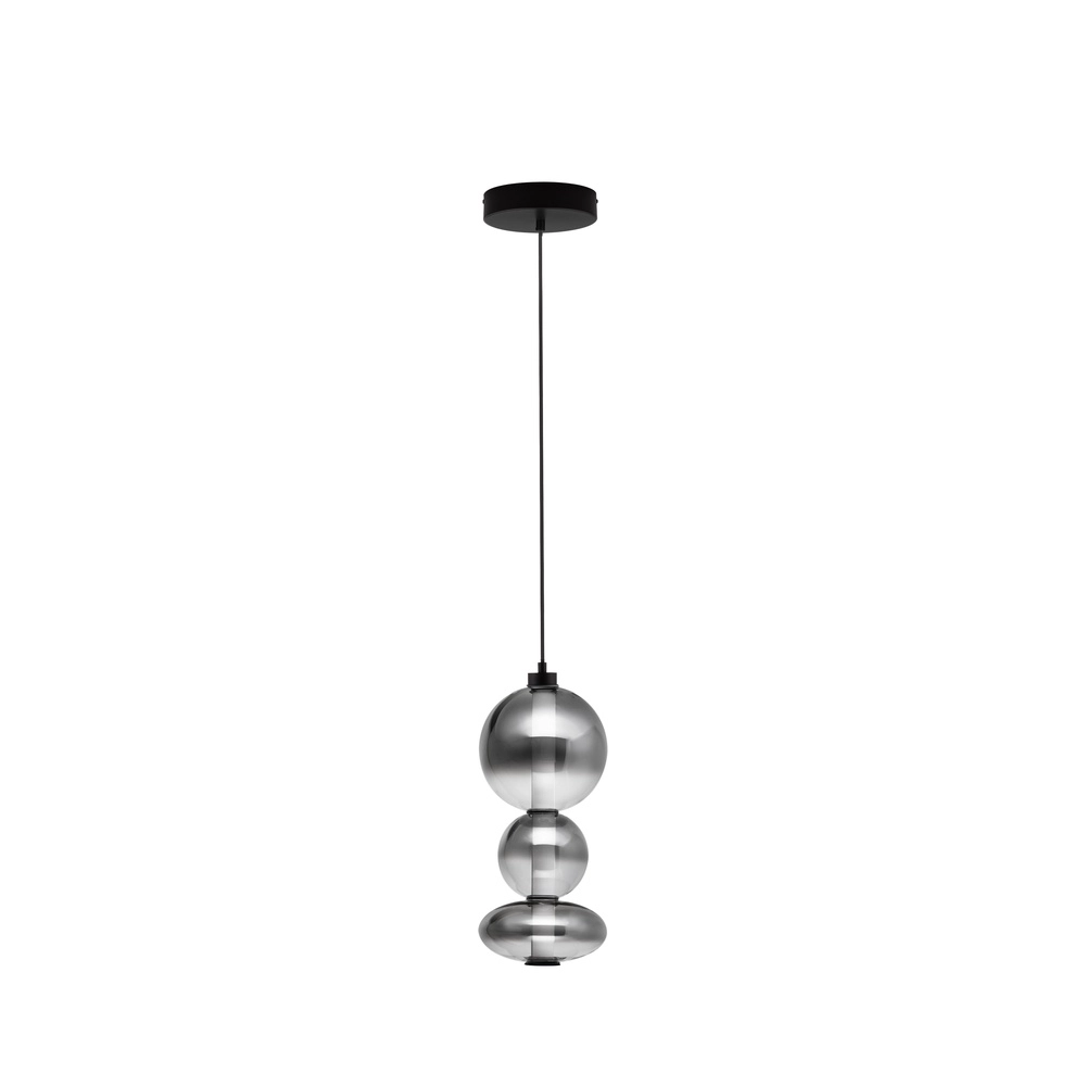 Hanglamp Bally smoke glas 45,5cm Lyora 5212017449160