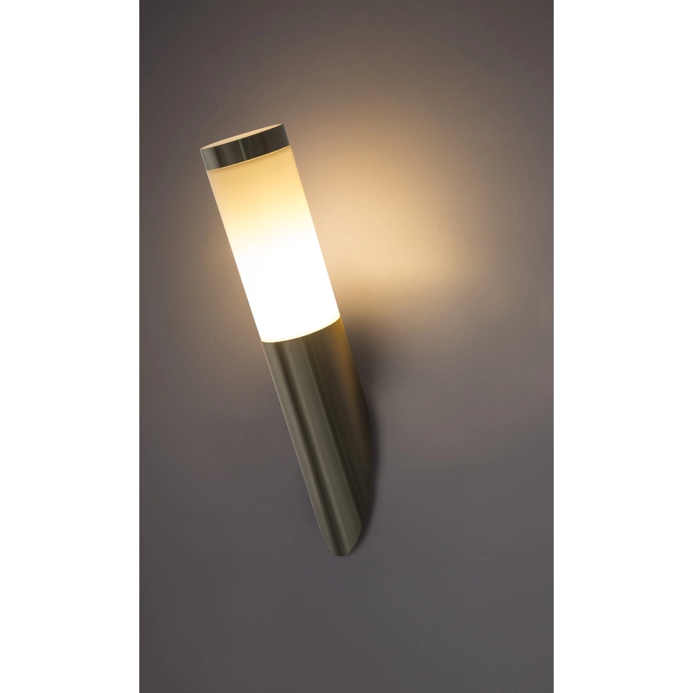Buitenlamp Boston RVS met wit Globo 9007371107353