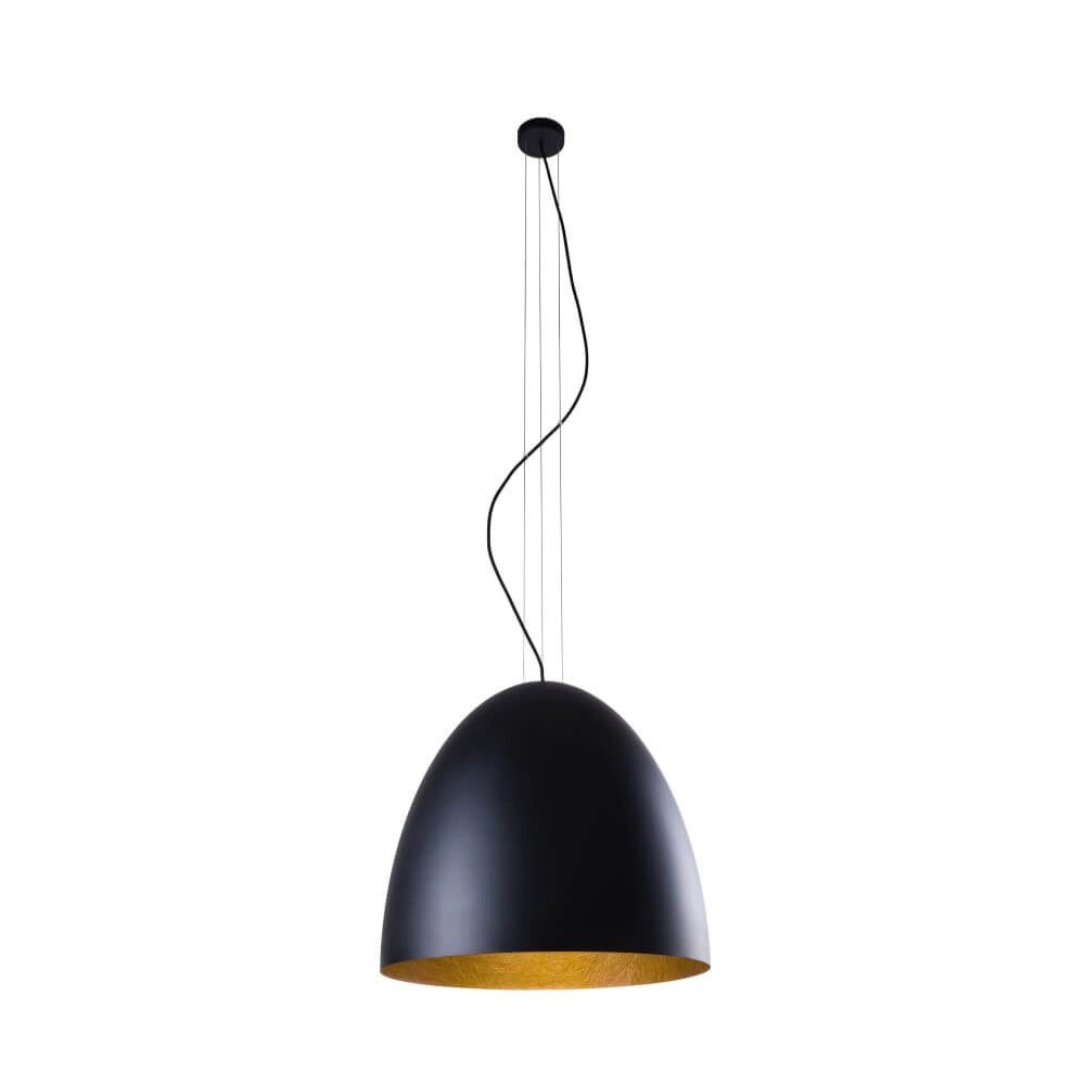 Zwarte hanglamp Egg L Ø 55cm Lyora 5903139902496