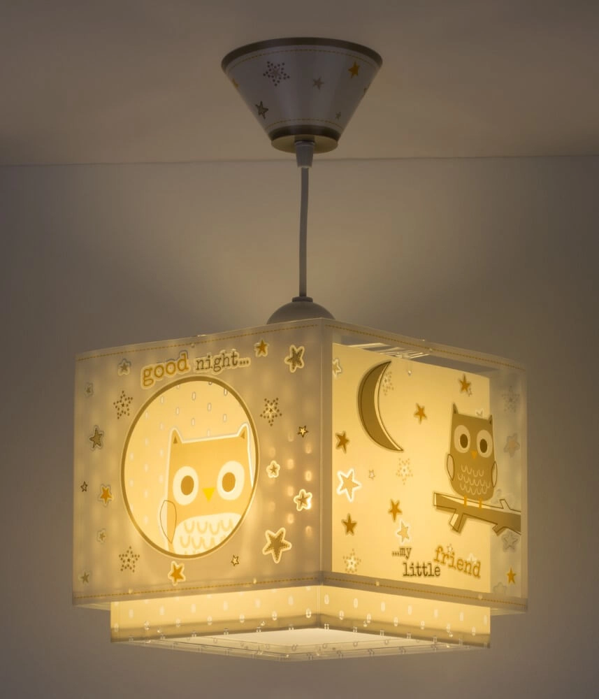 Hanglamp Good Night met uil Dalber 8420406002903