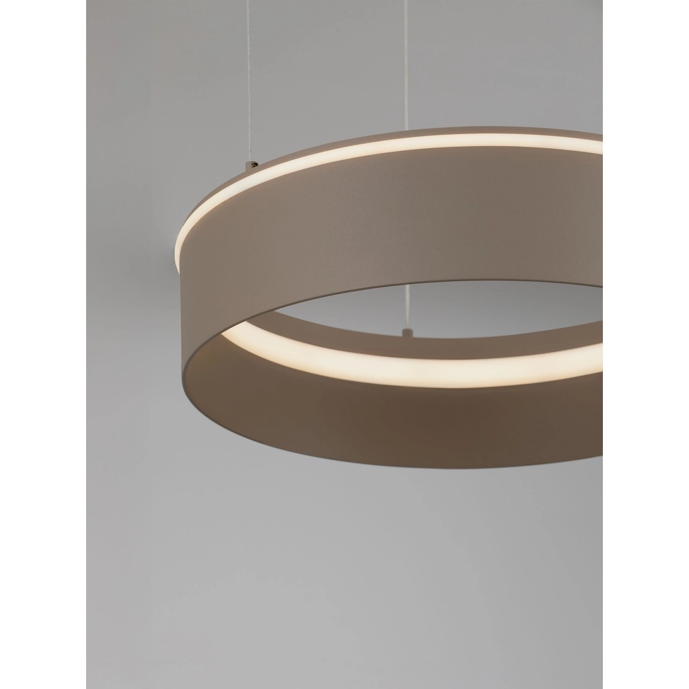 Moderne hanglamp Olivia zand bruin Ø 40cm Lyora 5212017494177