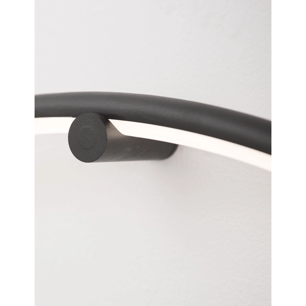 Vloerlamp Ring zwart Ø 45cm Lyora 5212017428134