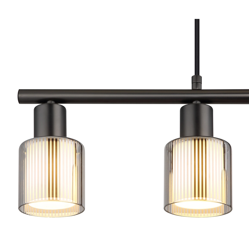 Design hanglamp Villegas 4-lichts gunmetal Globo 9007371572953