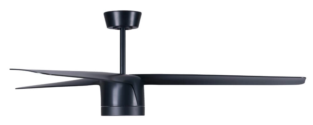Zwarte plafondventilator met lamp Peregrine Ø 142cm Beacon 9333509165316