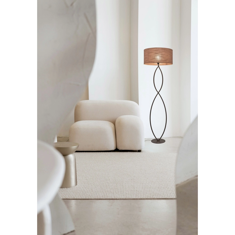 Vloerlamp Terry Duno cacao Masterlight 8718121436975