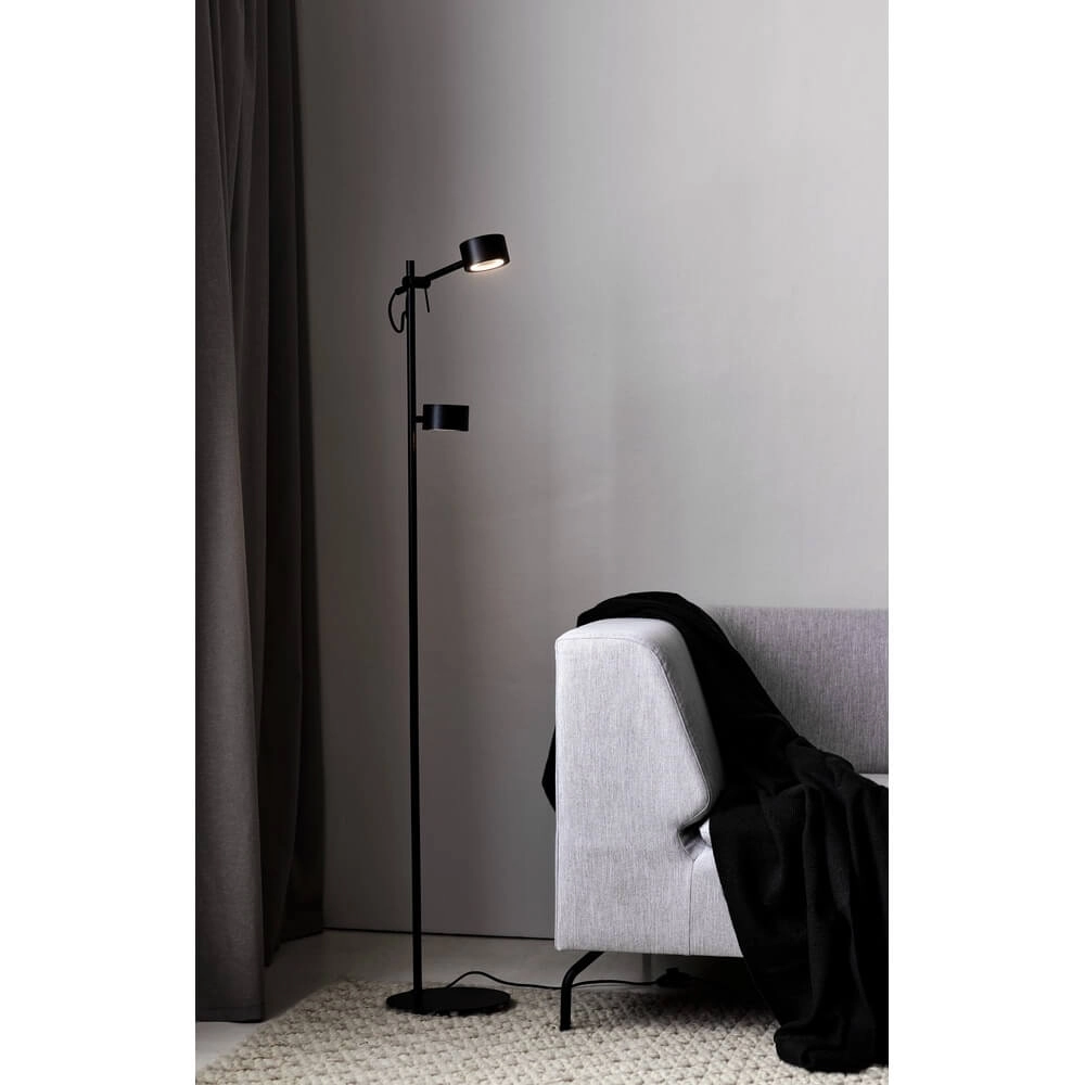 Design leeslamp Clyde zwart Nordlux 5704924001192