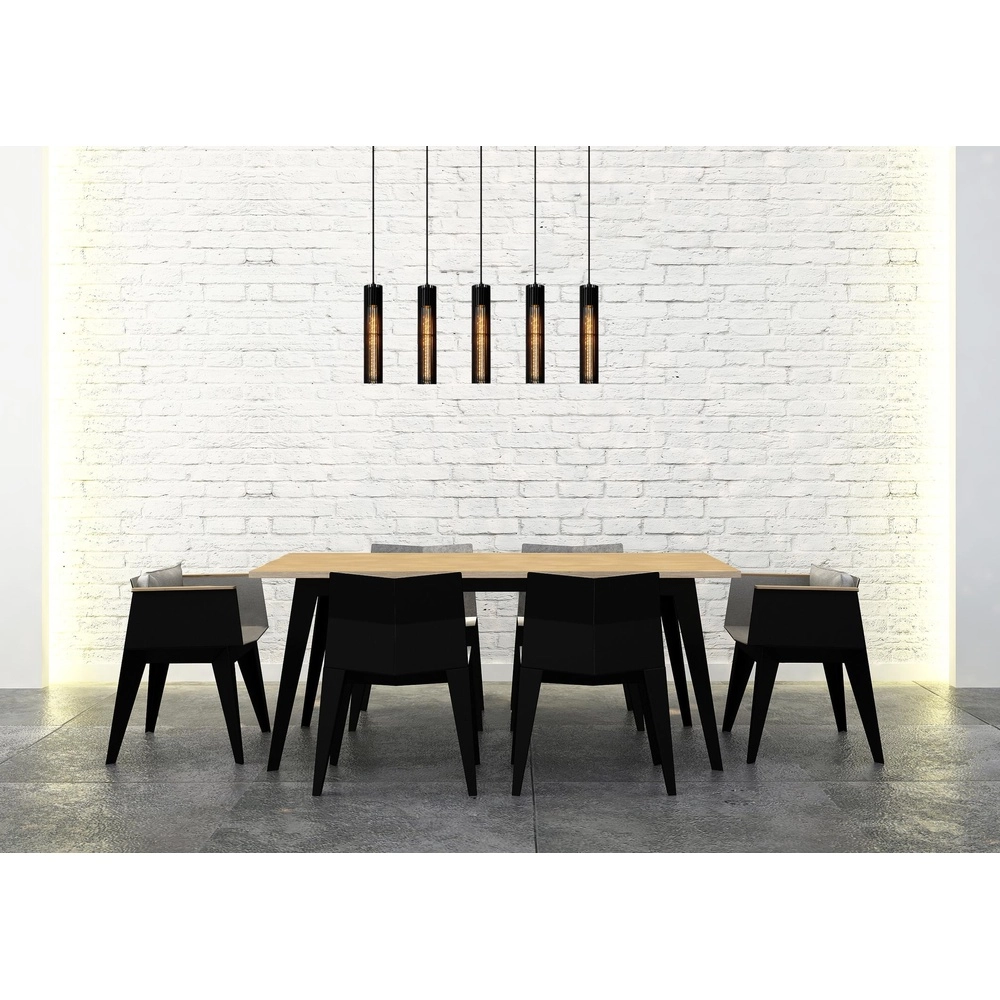 Design hanglamp Lionel 5-lichts zwart Lucide 5411212730435