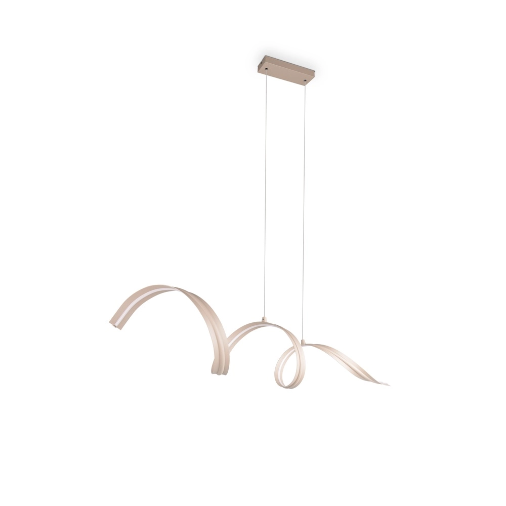 Moderne hanglamp Tivor zand bruin Trio 4017807706314