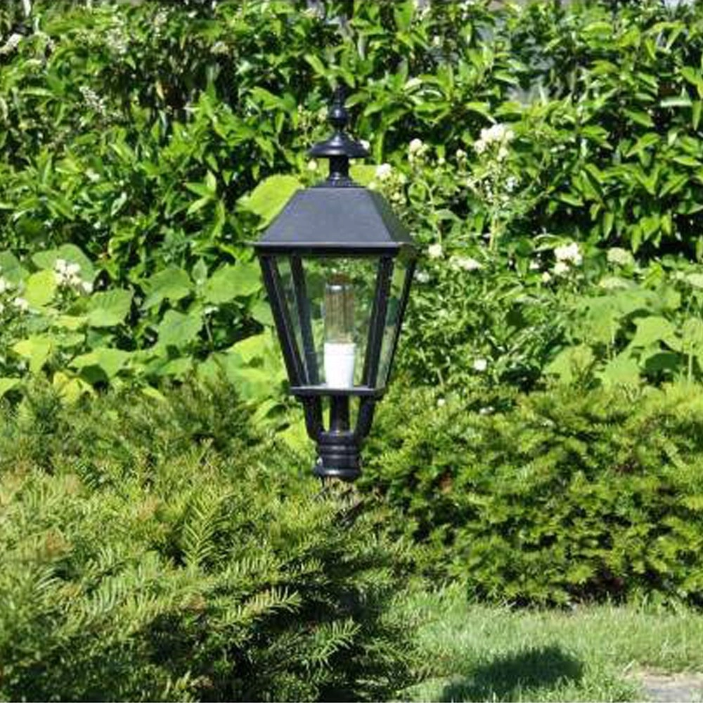 Nostalgische tuinlamp Brighton zwart KS verlichting 8714732090643