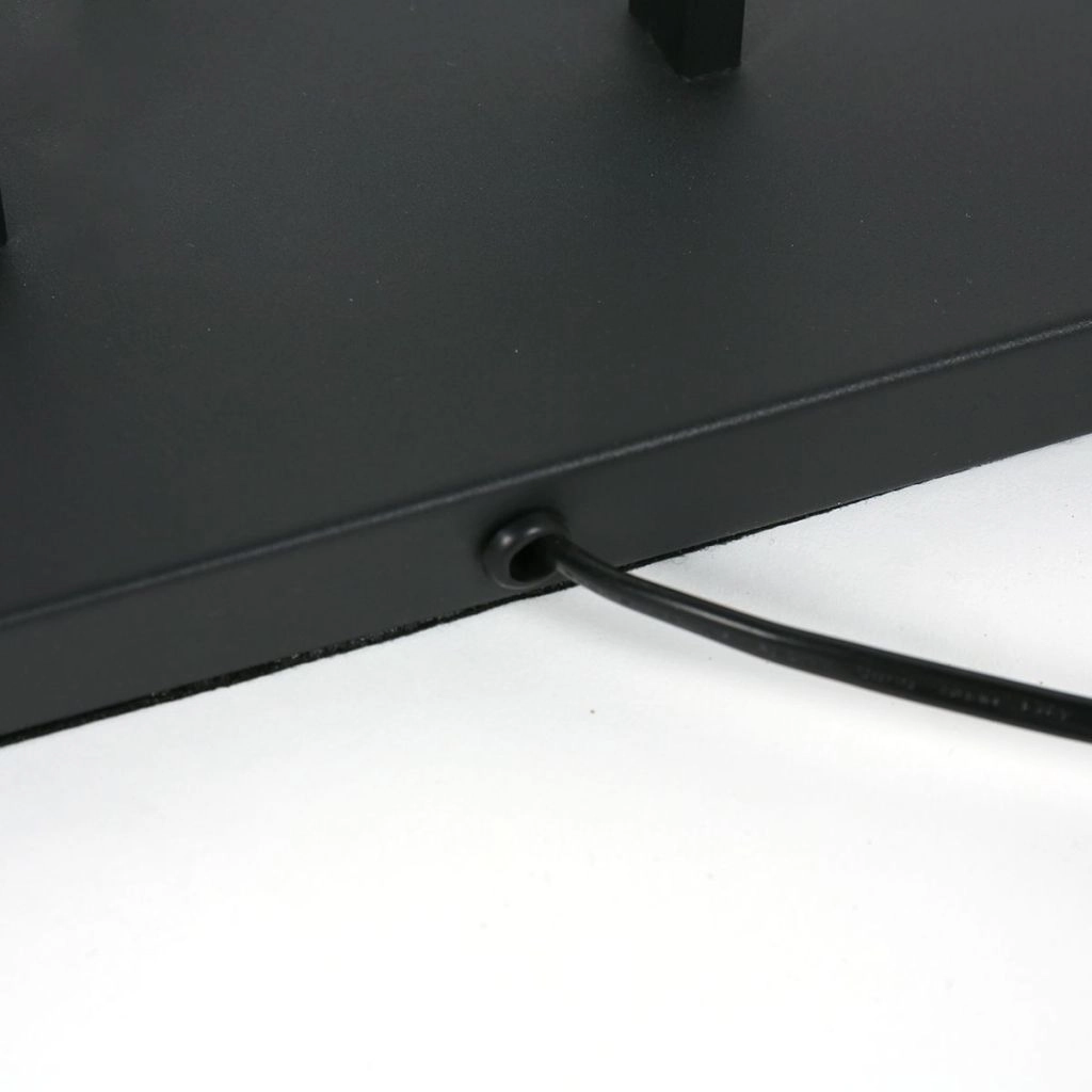 Zwarte vloerlamp Stang met kurk kap Ø50cm Steinhauer 8712746180411