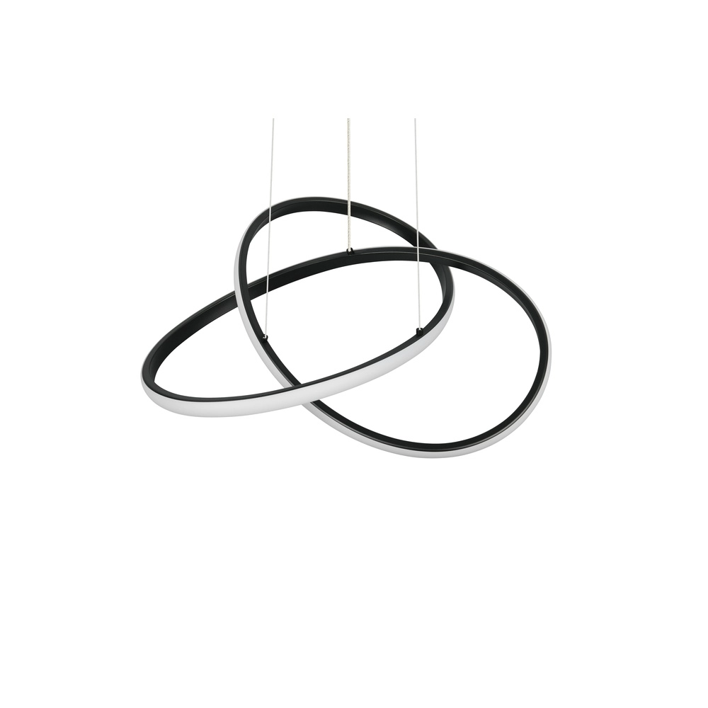 Design hanglamp Mansa zwart Trio 4017807682144