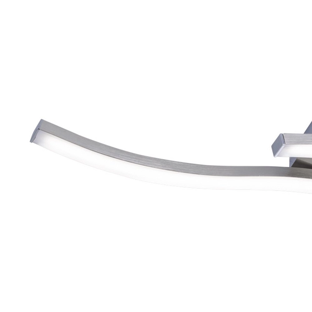 Plafondlamp Route 2-lichts grijs Trio 4017807389326