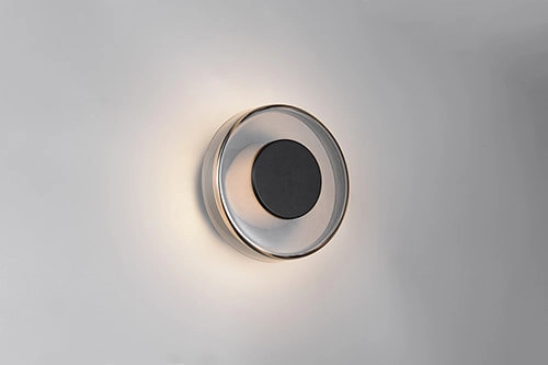 Led wandlamp Celeste met smoke glas Trio 4017807616866
