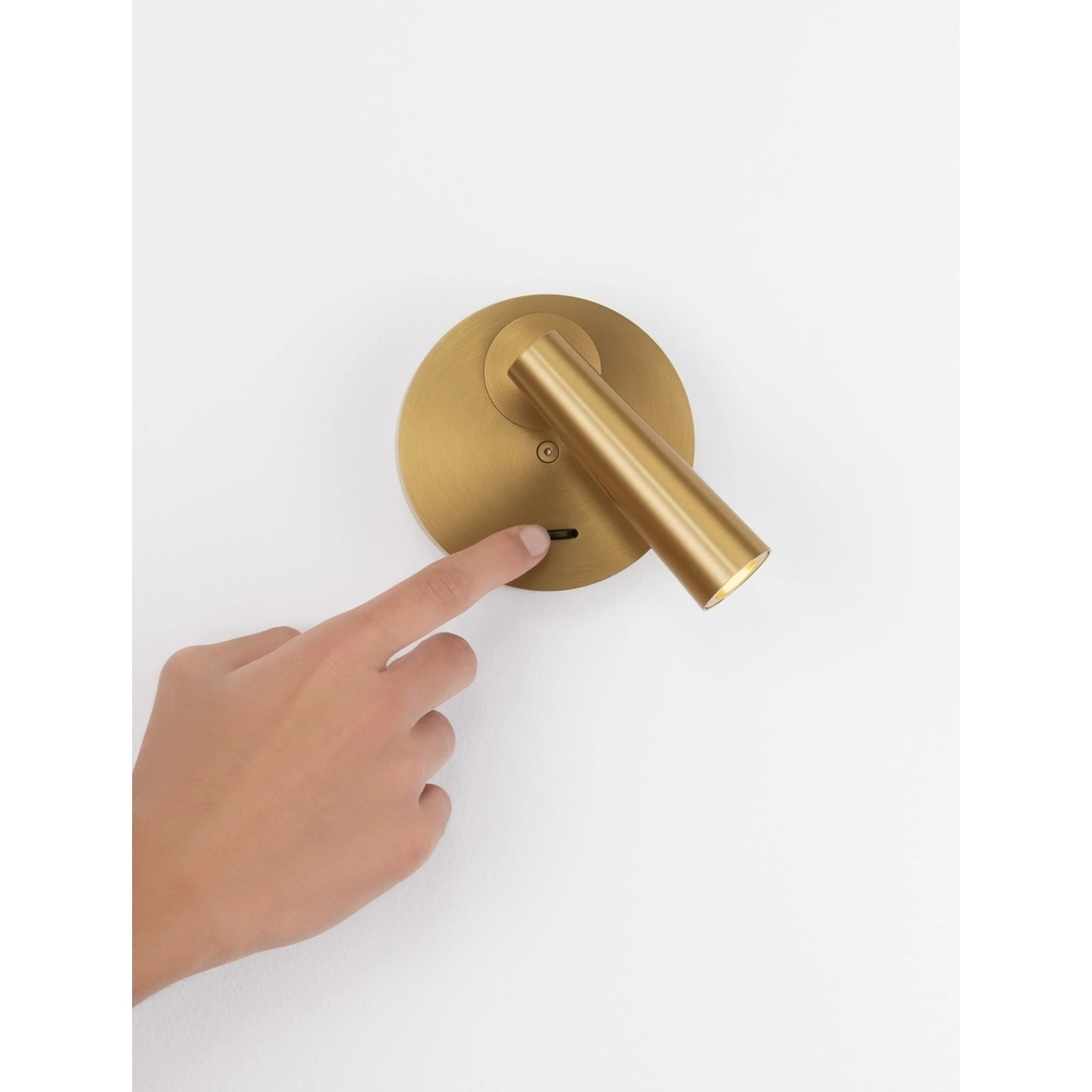 Bedlampje Tico goud Lyora 5212017473189