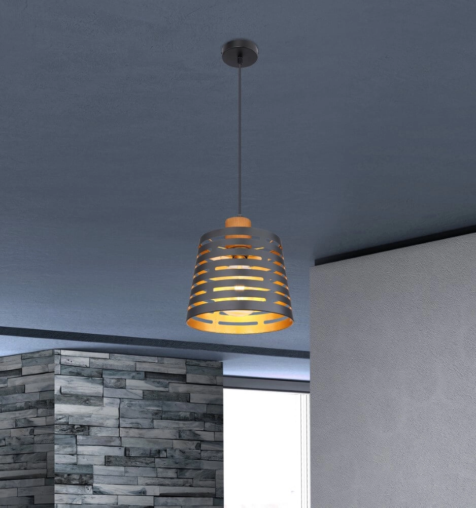 Landelijke hanglamp Ablona Ø 25cm Globo 9007371408245
