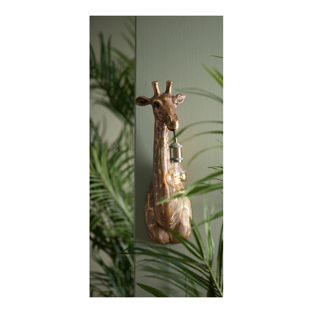 Wandlamp Giraffe brons Light & Living 8717807607937