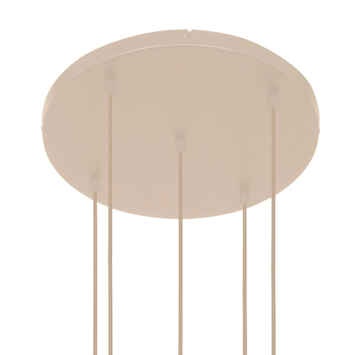 5-lichts vide hanglamp Bollique Zand met opaal glas Steinhauer 8712746187182
