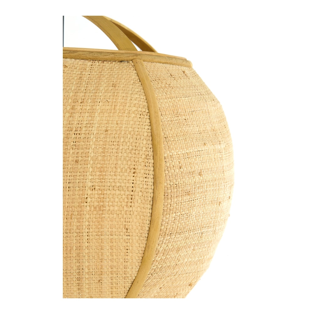 Landelijke hanglamp Bozona licht bruin Ø 41cm Light & Living 8717807843946