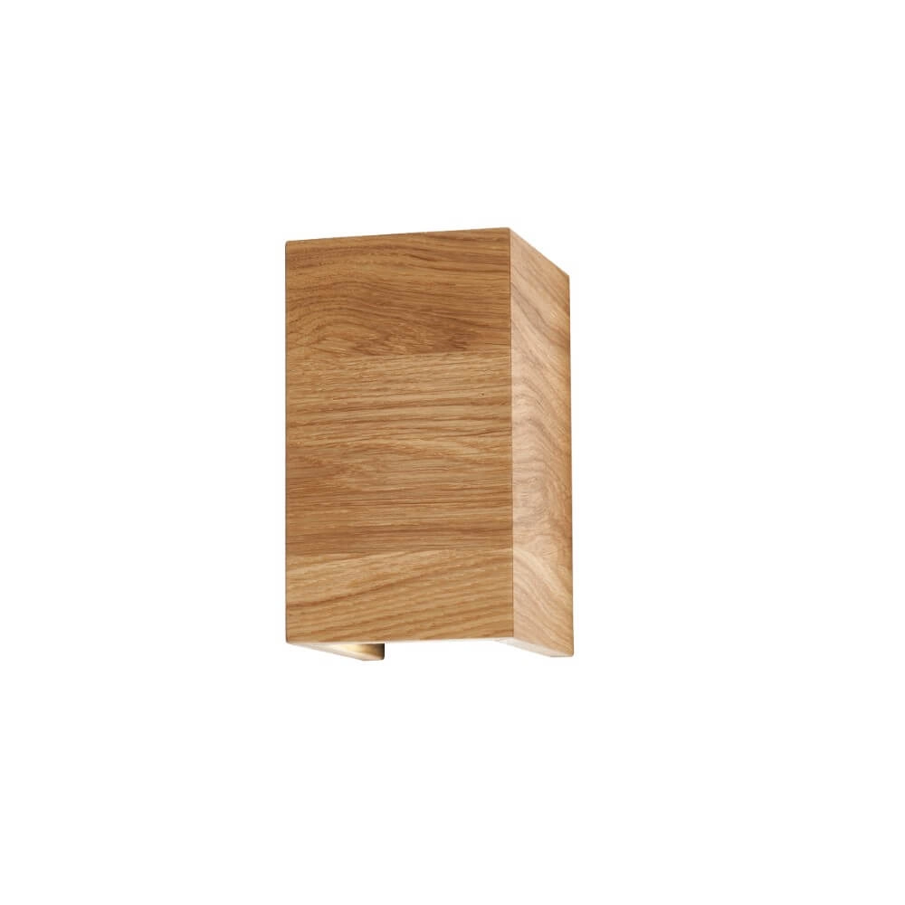 Led wandlamp Shine-Wood 18cm hoog