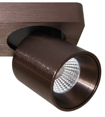 Led opbouwspot Laguna 2-lichts brons bruin Artdelight 8719831736010
