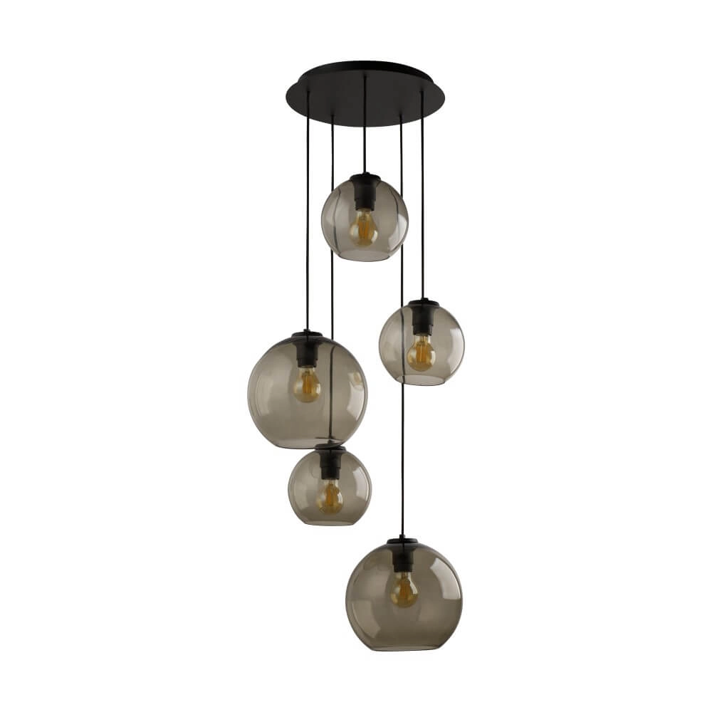 Glazen vide hanglamp Vetro 5-lichts Lyora 5903139764292