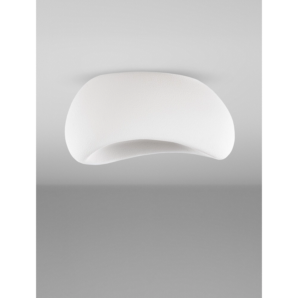 Natuurlijke plafondlamp Aere wit 60cm Lyora 5212017460820