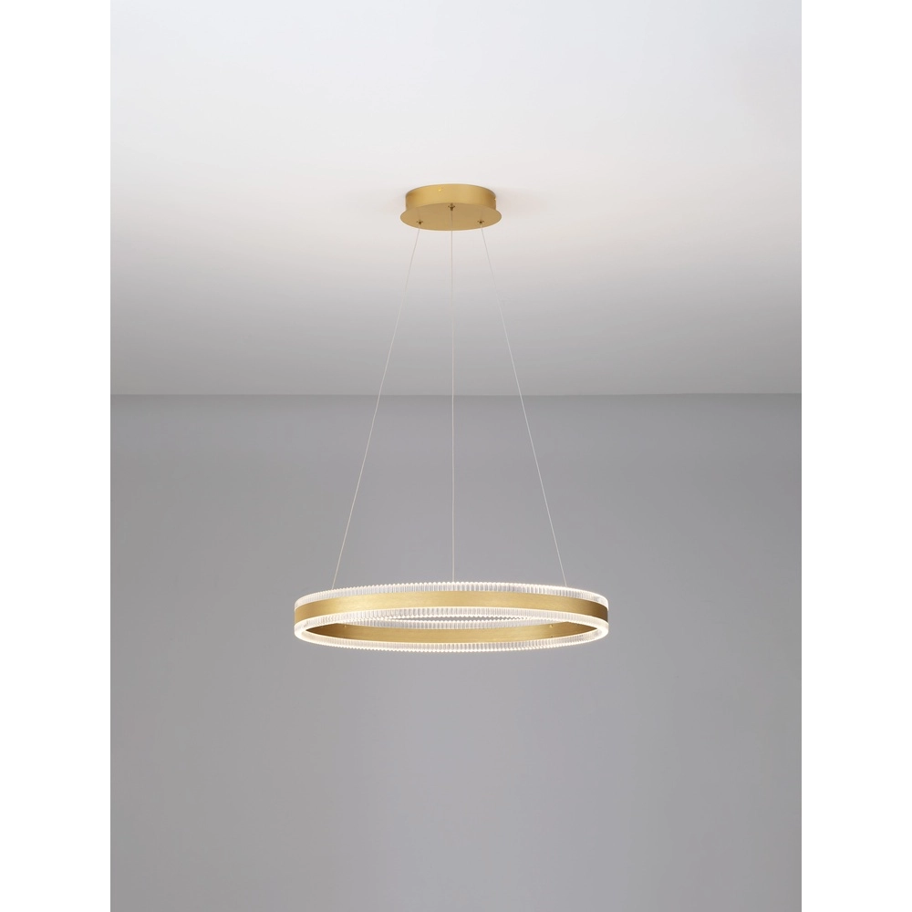 Design hanglamp Alaro goud enkel Lyora 5212017459602