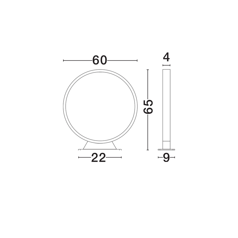 Unieke ringlamp Metro Ø 60cm Lyora 5212017472502