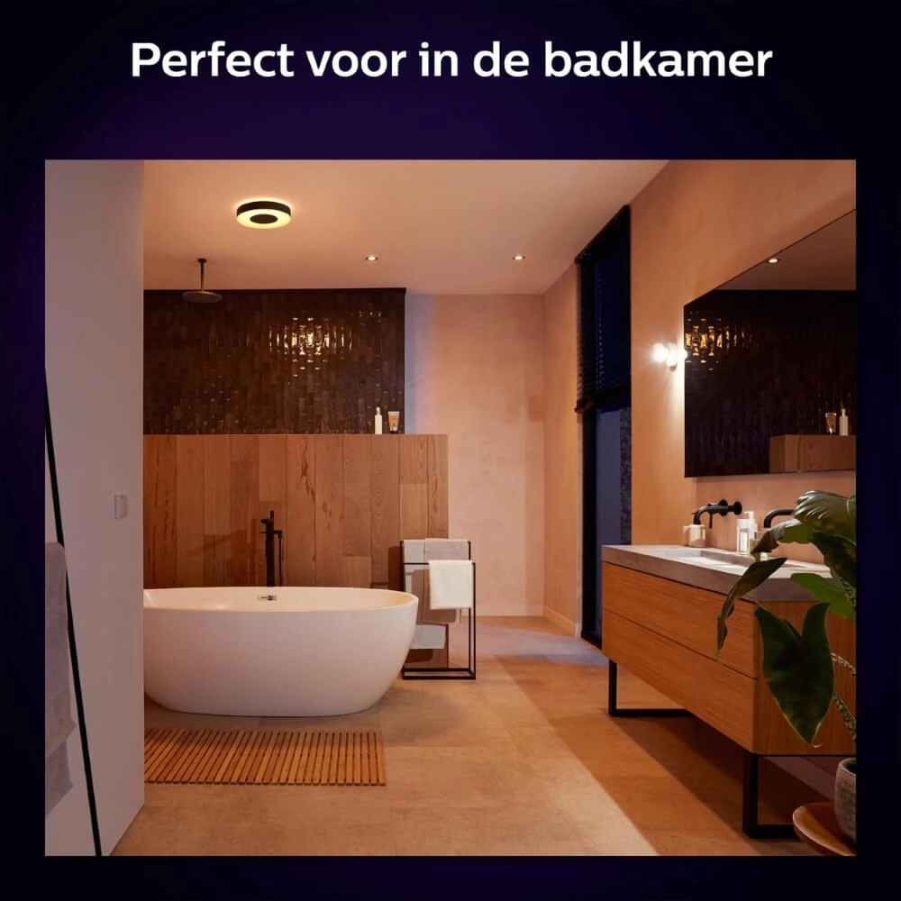 Badkamer plafondlamp Hue Xamento - White and color Philips 8719514452251
