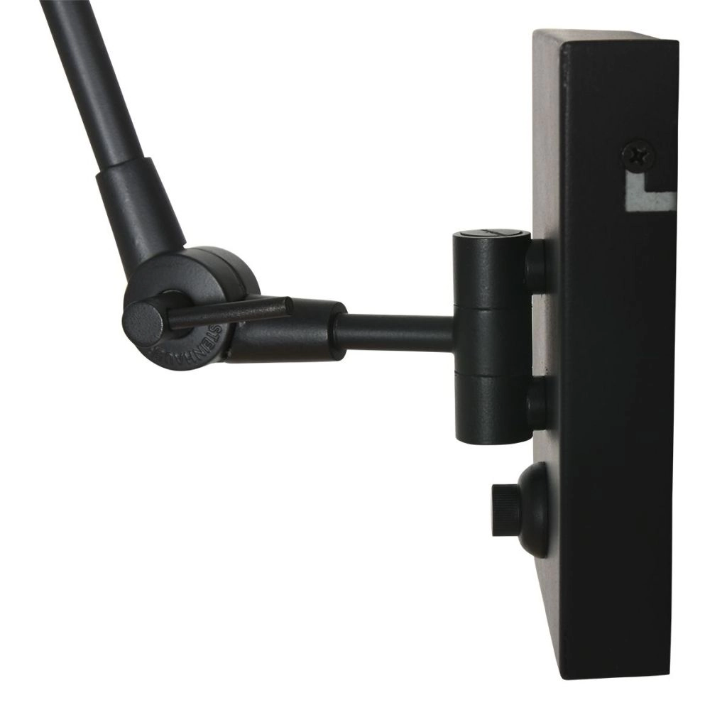 Zwarte wandlamp Prestige Chic met kurk kap Ø30cm Steinhauer 8712746180688