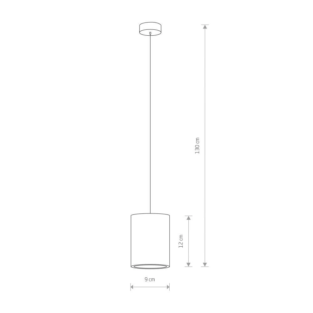 Betonnen hanglamp Shy Ø 9cm Lyora 5903139939195