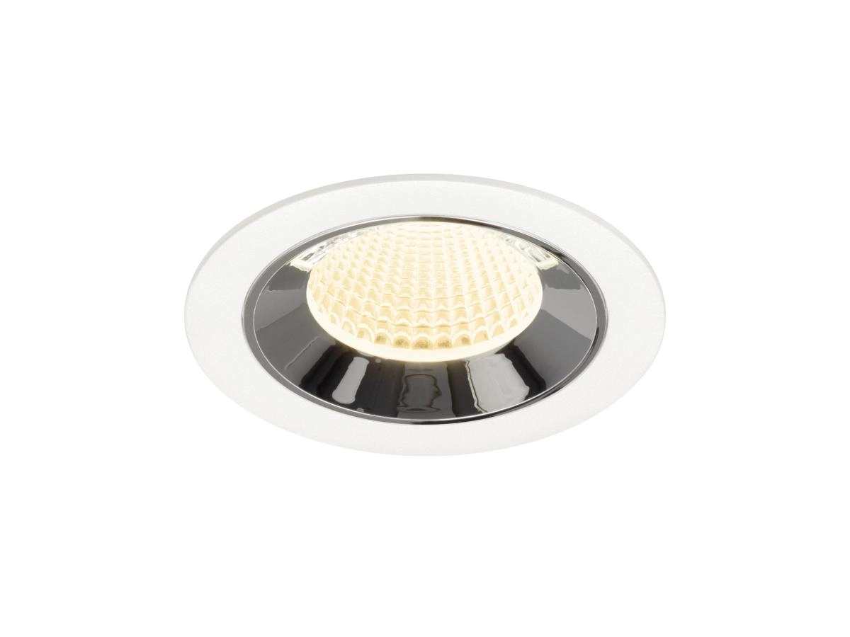 Inbouwspot Numinos M wit/chroom 3000K - 40gr
