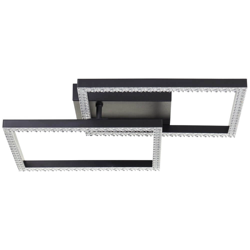 Zwarte plafondlamp Ranni 2700lm Brilliant 4004353442131